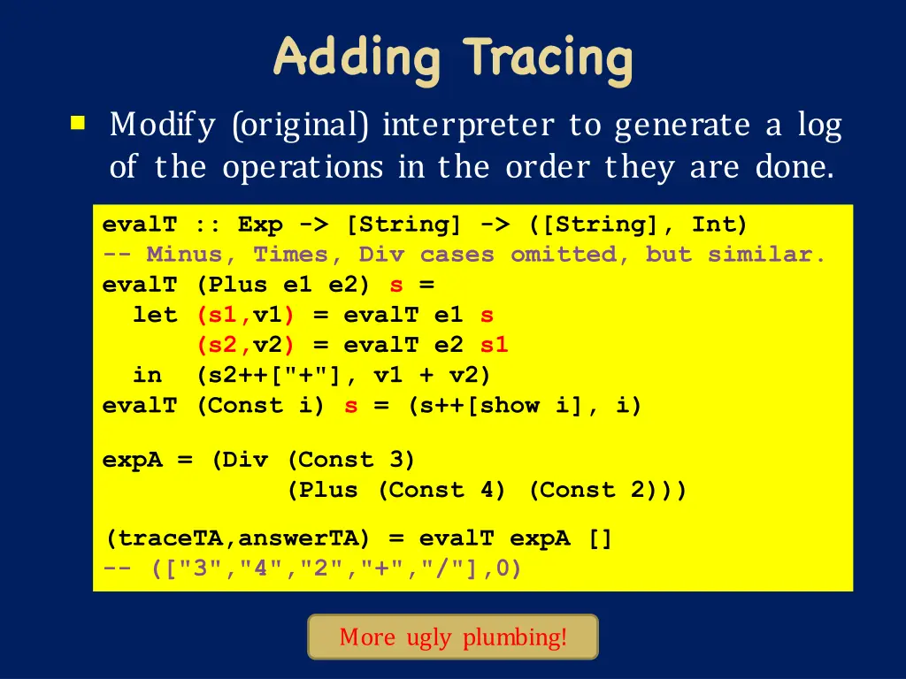adding tracing