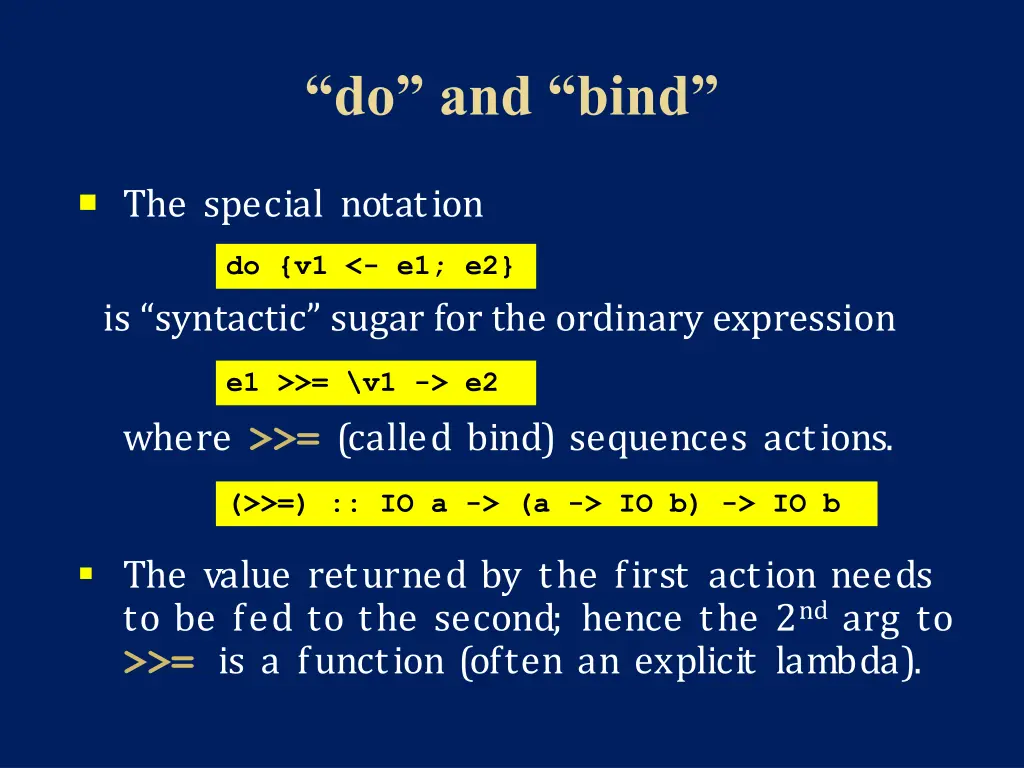 do and bind