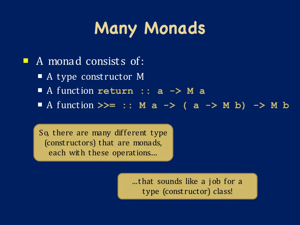 many monads