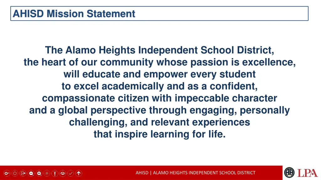 ahisd mission statement