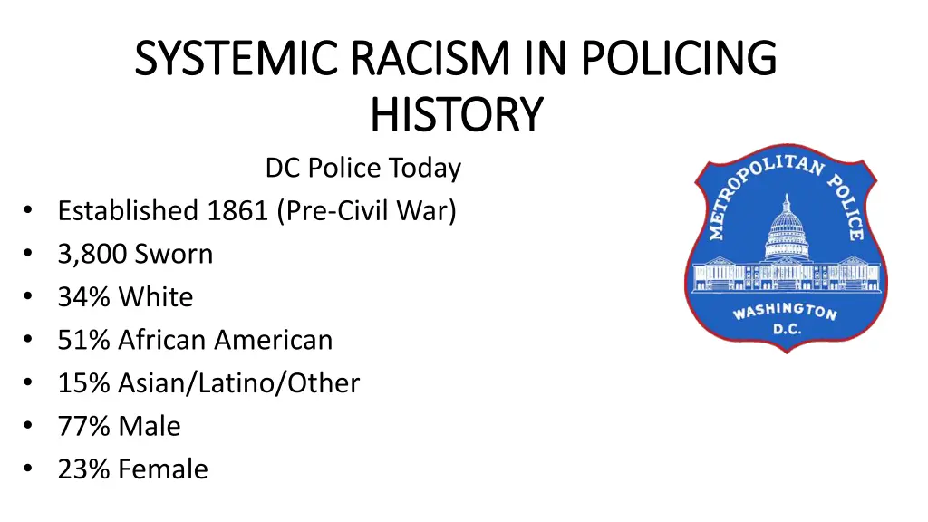systemic racism in policing systemic racism 4