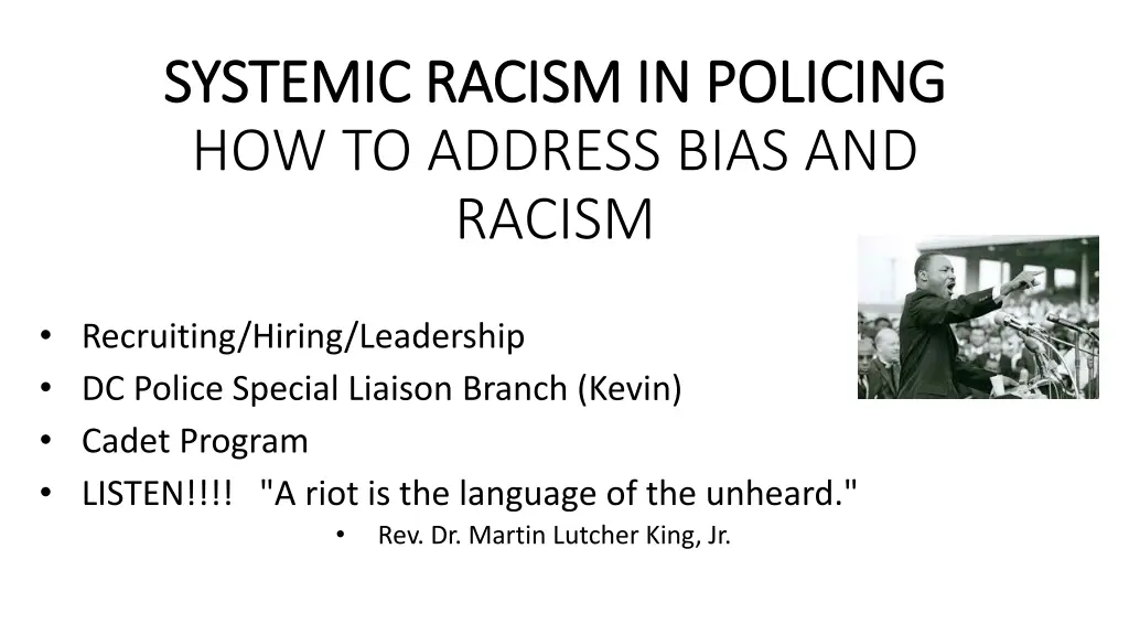 systemic racism in policing systemic racism 6
