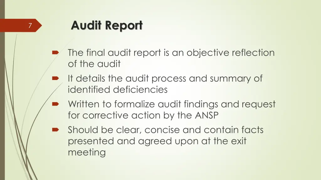 audit report 1