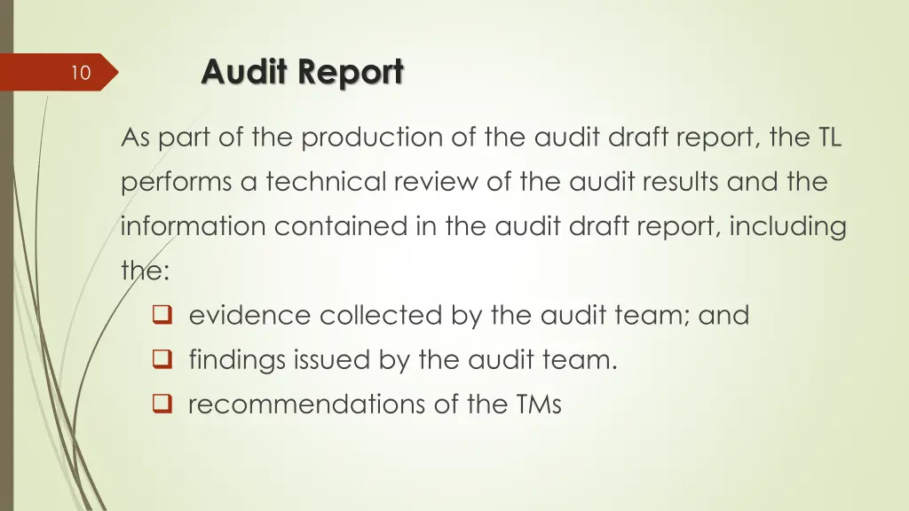 audit report 3