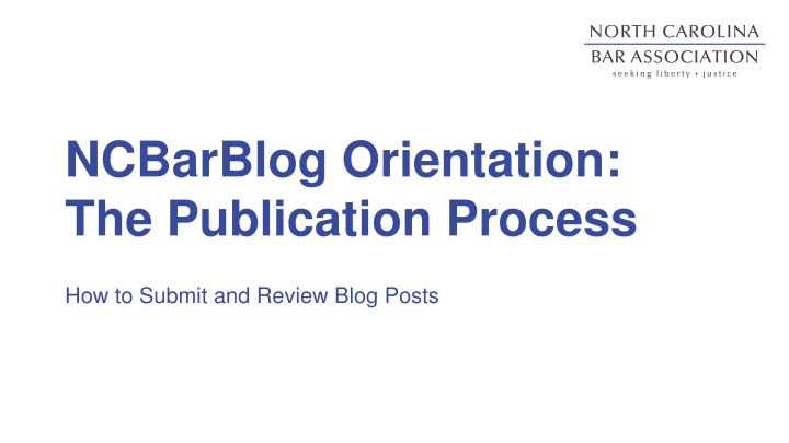 ncbarblog orientation the publication process