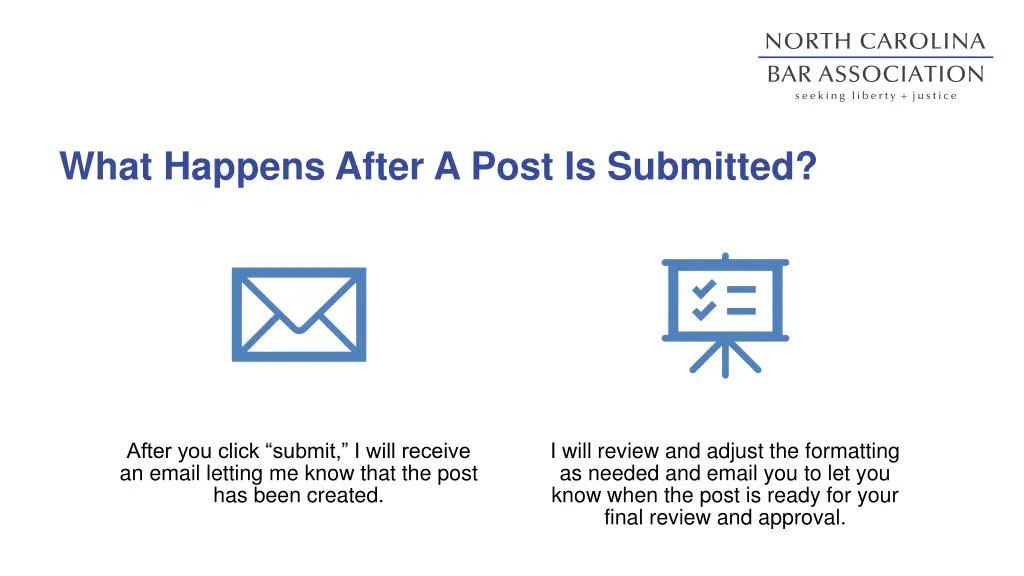 what happens after a post is submitted