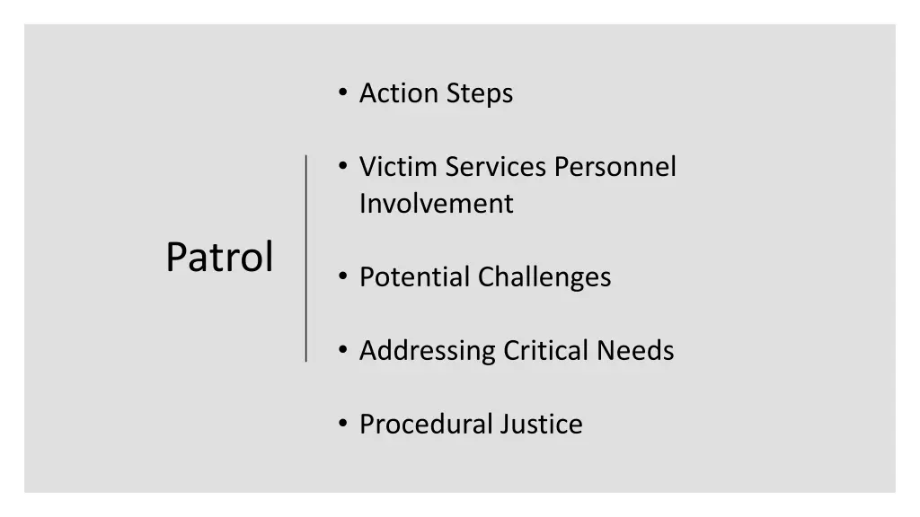 action steps