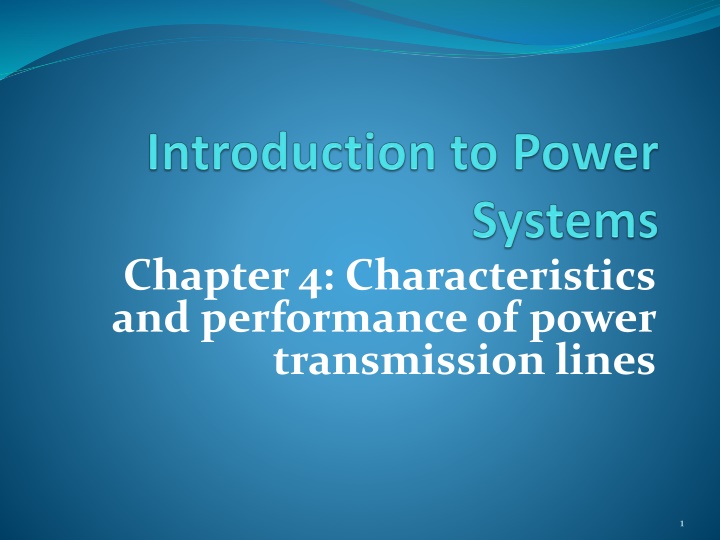chapter 4 characteristics and performance