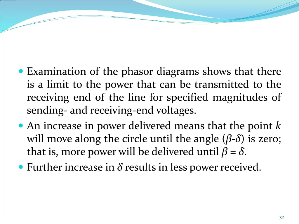 examination of the phasor diagrams shows that