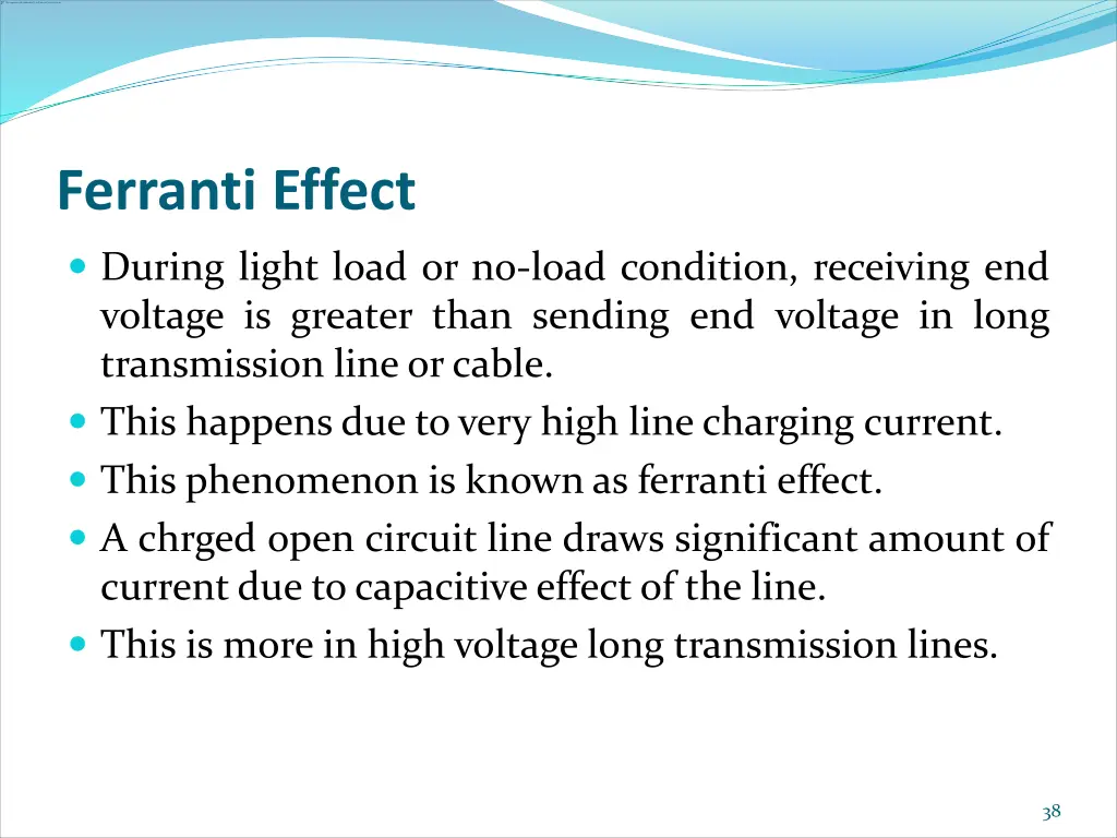 ferranti effect