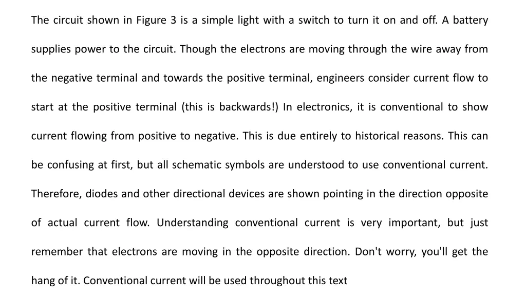 the circuit shown in figure 3 is a simple light