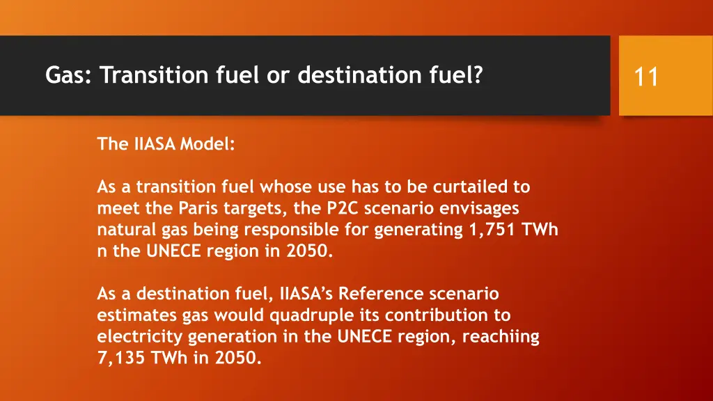 gas transition fuel or destination fuel