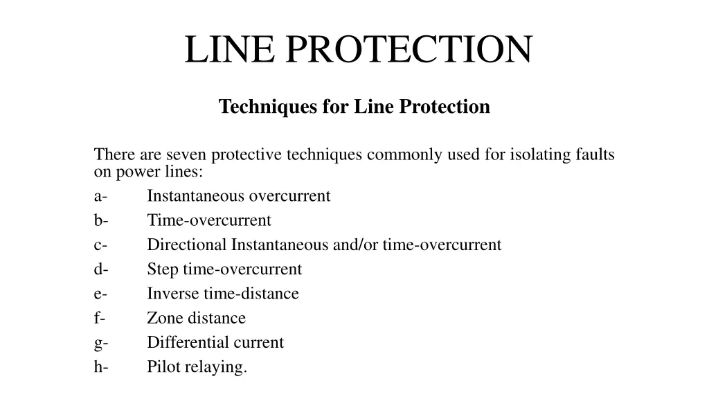 line protection 3