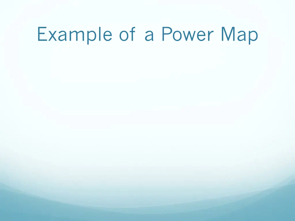 example of a power map
