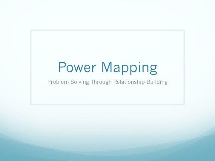 power mapping