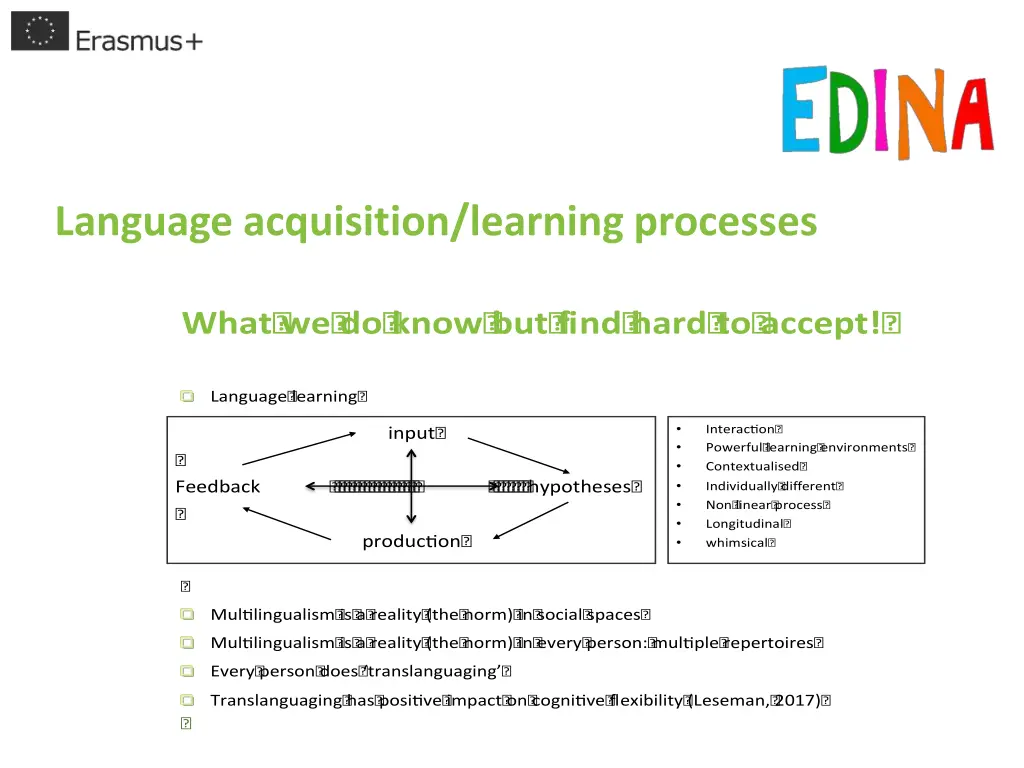 language acquisition learning processes