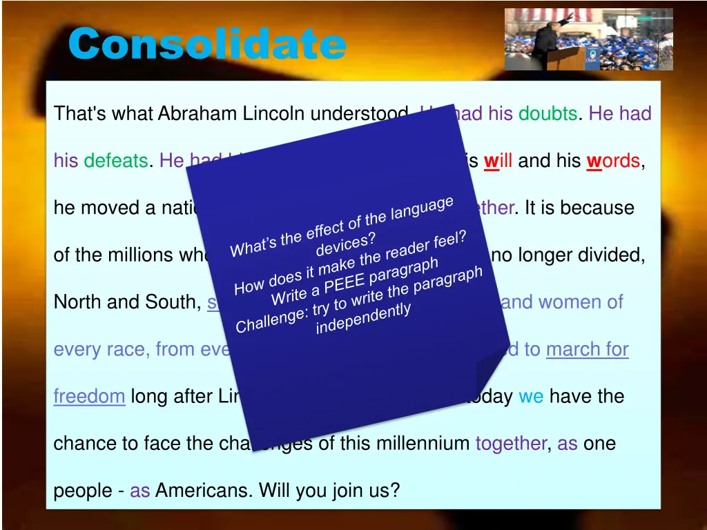 consolidate 2