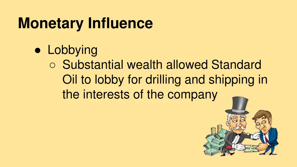 monetary influence