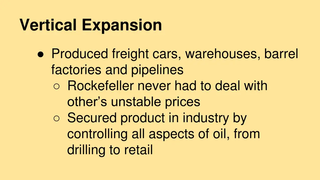 vertical expansion