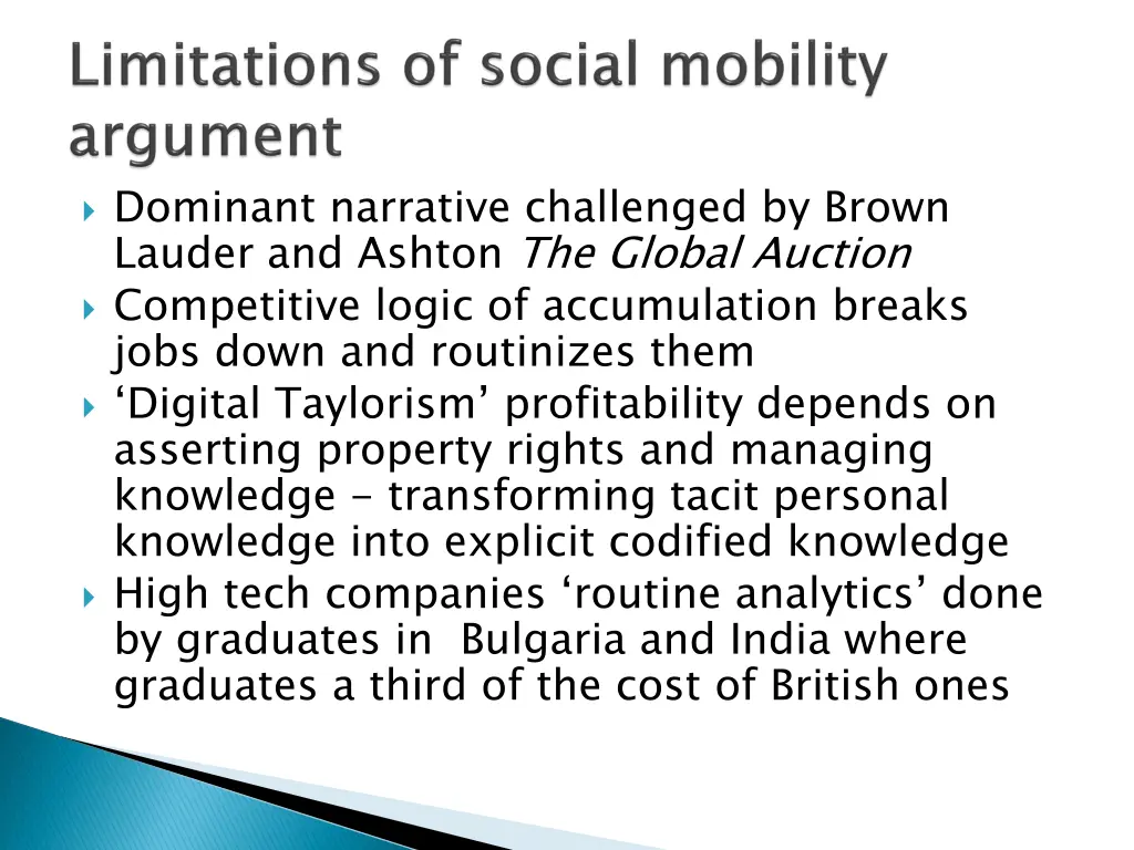 dominant narrative challenged by brown lauder