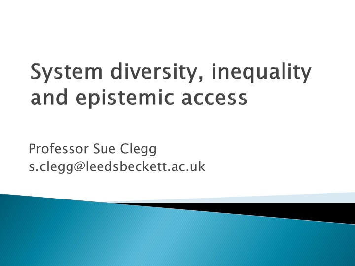 professor sue clegg s clegg@leedsbeckett ac uk