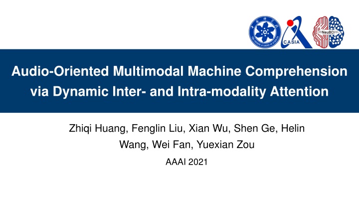 audio oriented multimodal machine comprehension