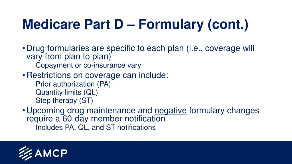 medicare part d formulary cont 1