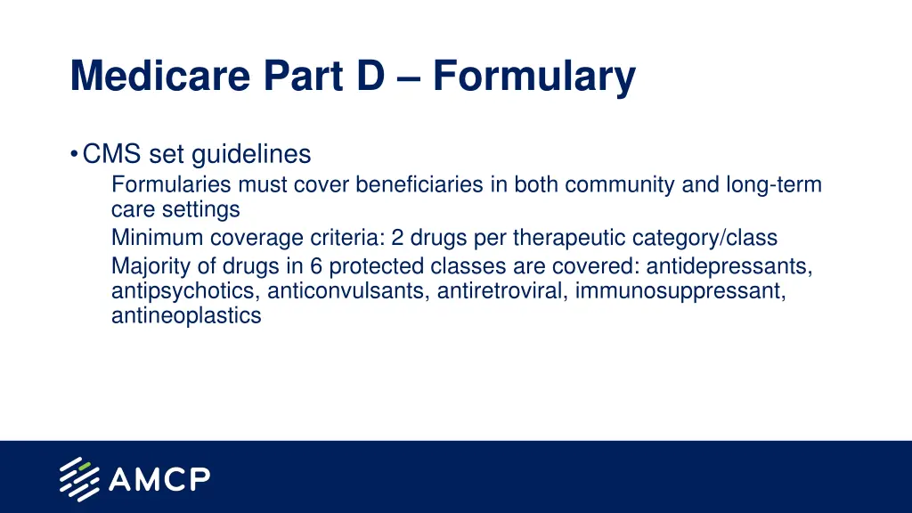 medicare part d formulary