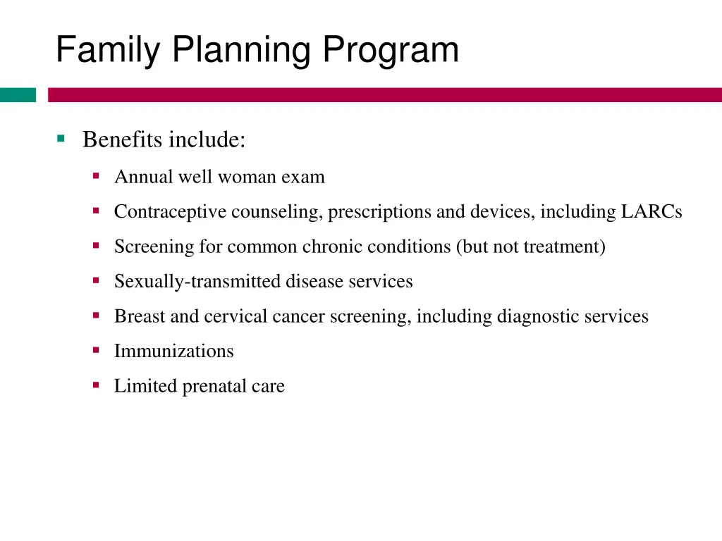family planning program 1