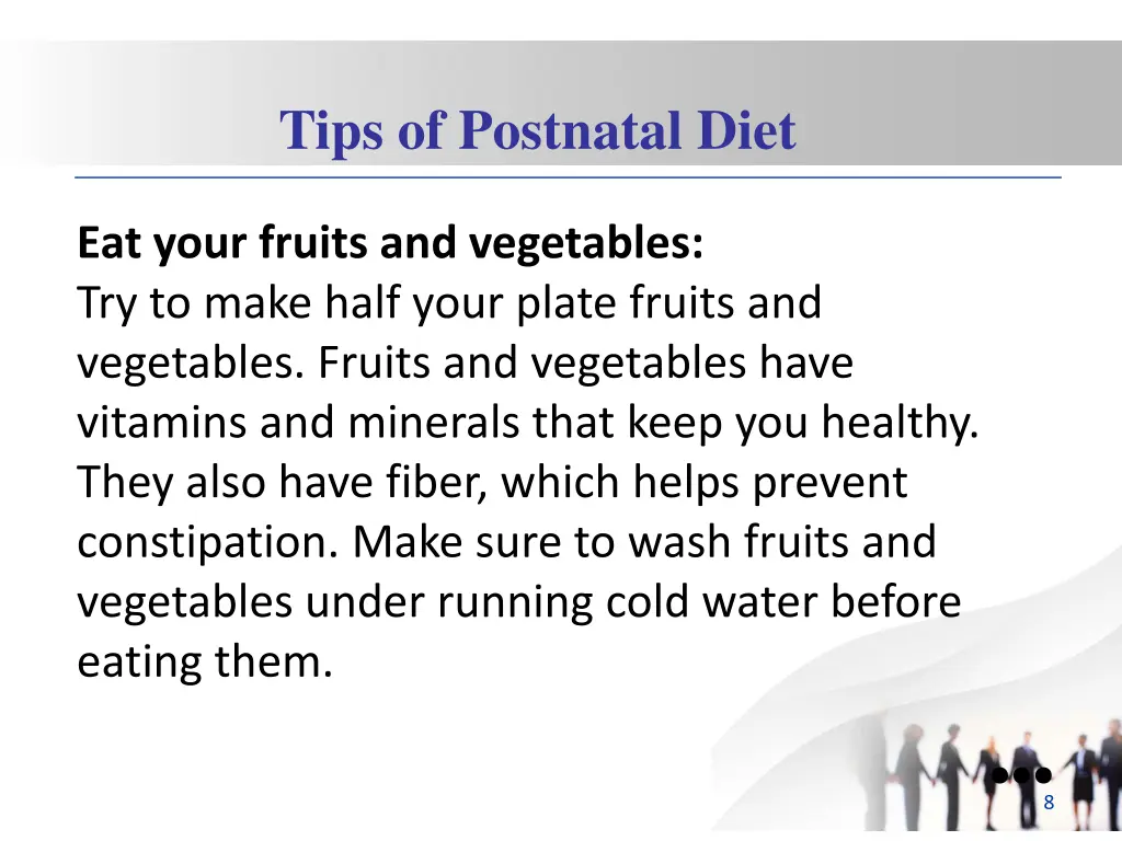 tips of postnatal diet 2