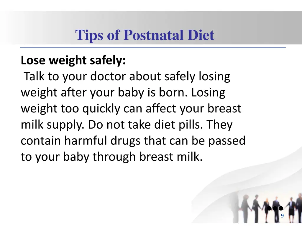 tips of postnatal diet 3