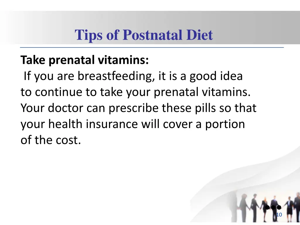 tips of postnatal diet 4