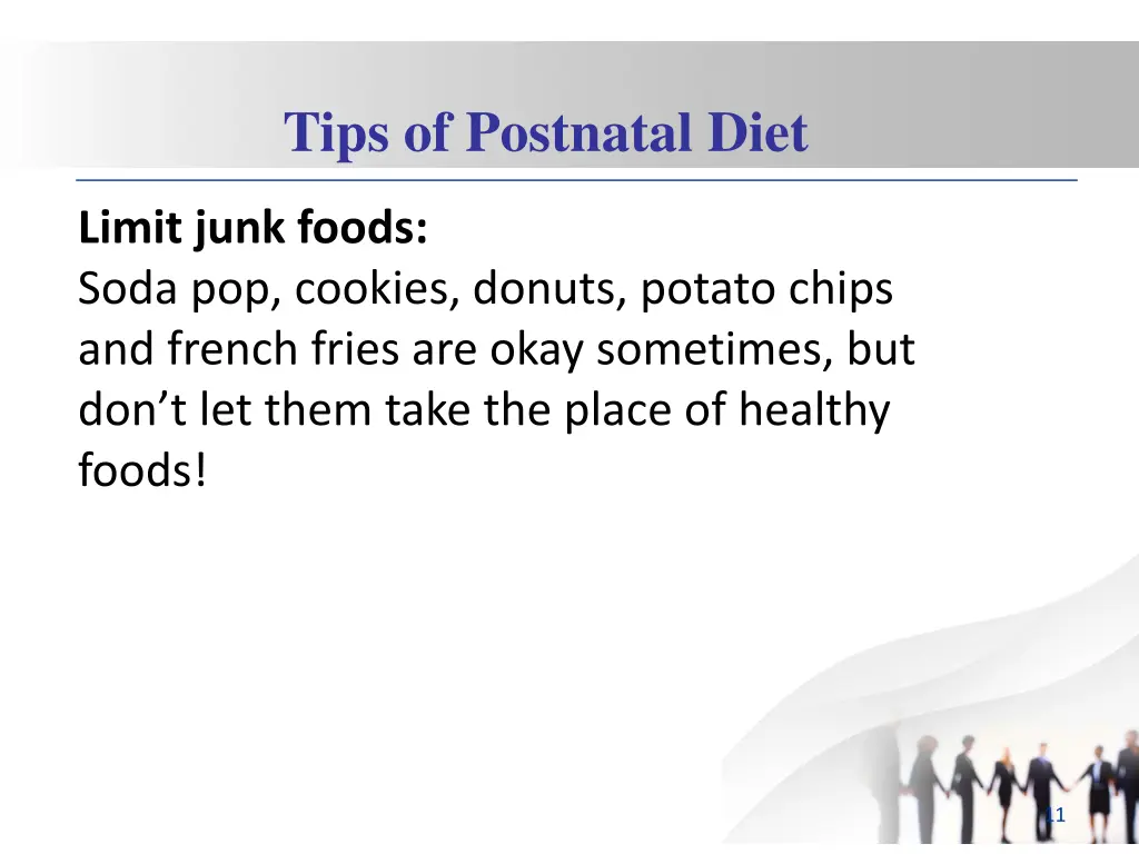 tips of postnatal diet 5