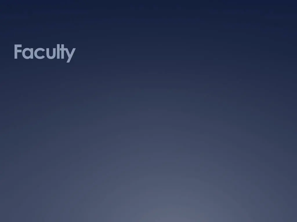 faculty