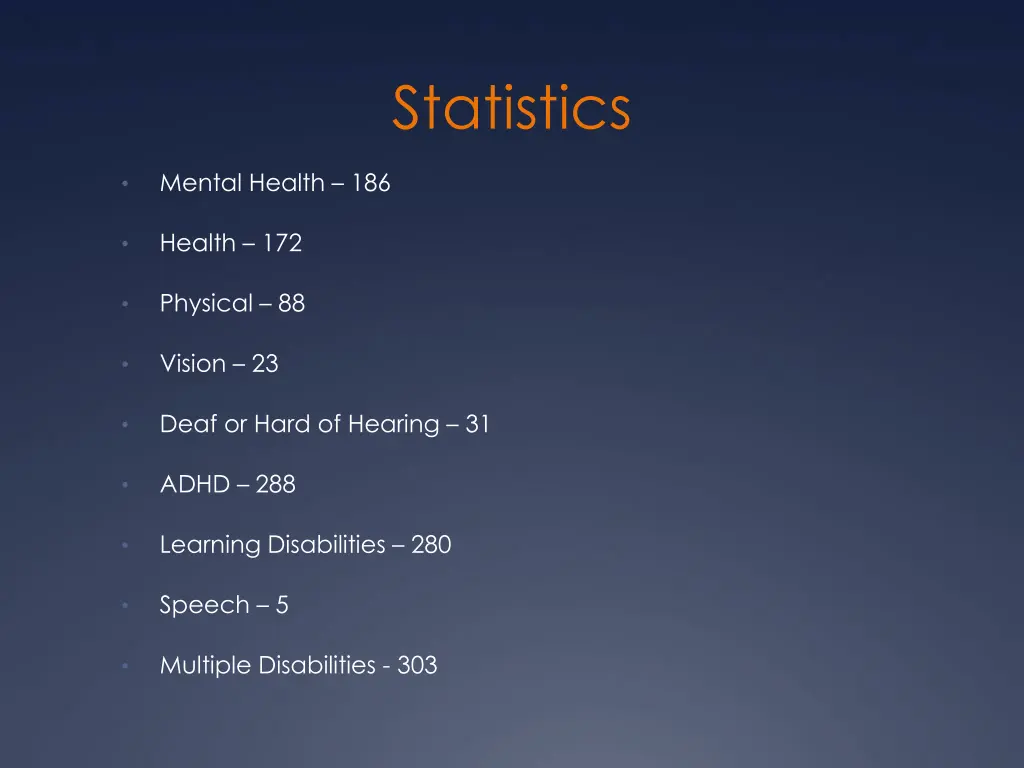 statistics