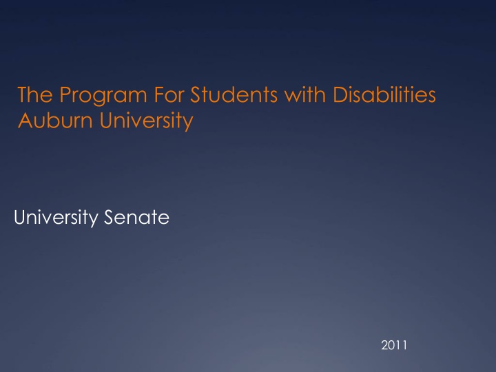 the program for students with disabilities auburn