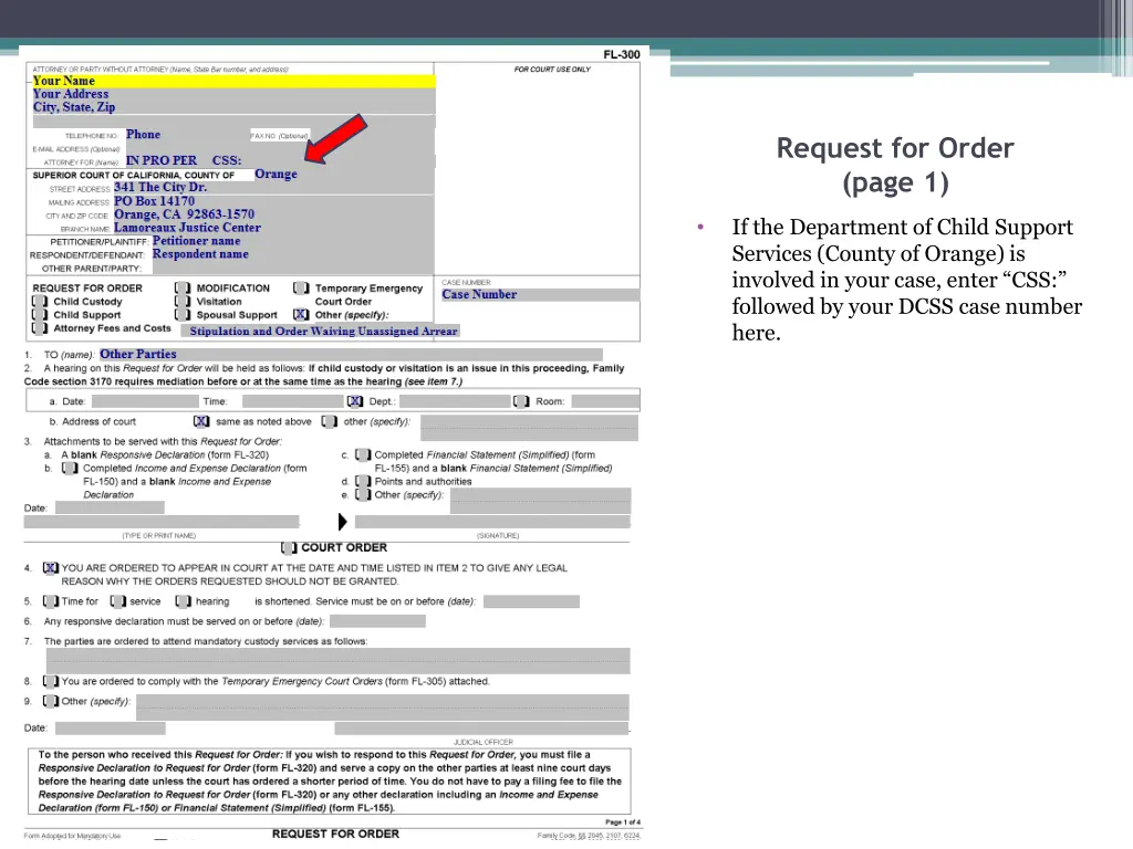 request for order page 1 2