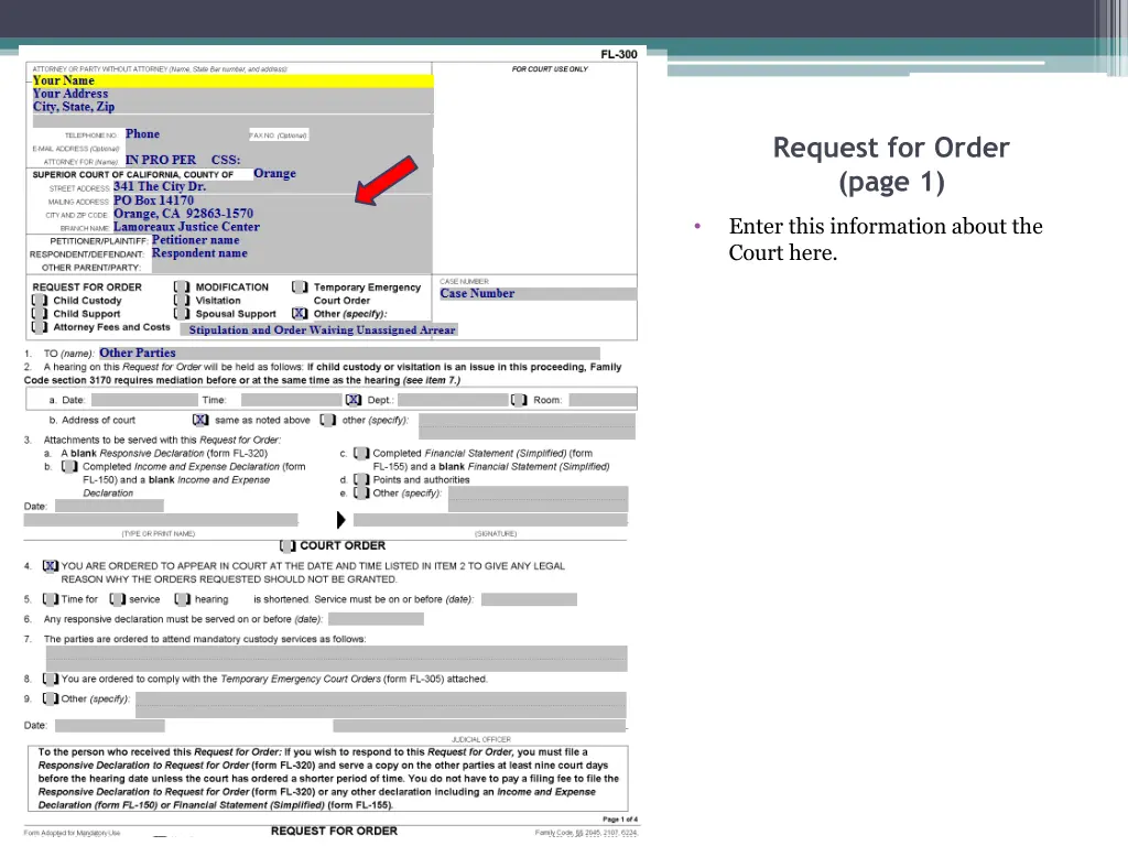 request for order page 1 3