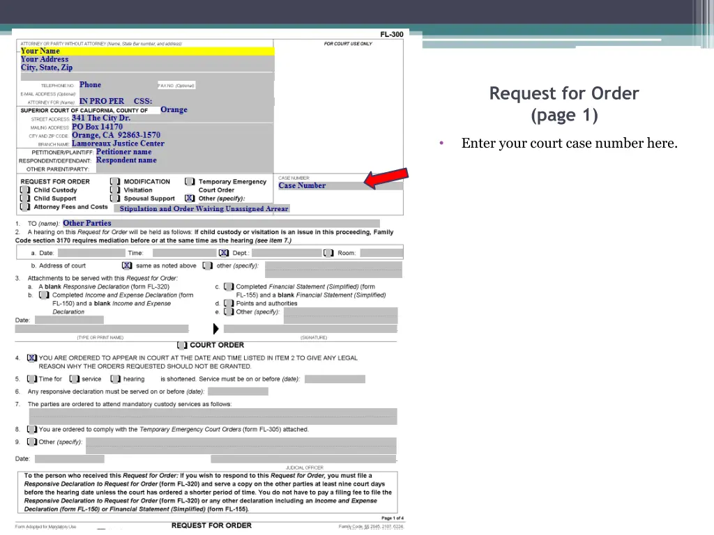 request for order page 1 5