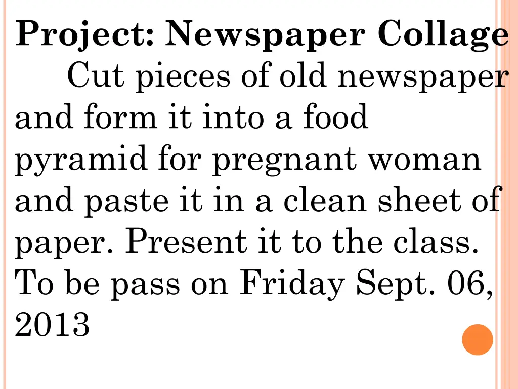 project newspaper collage cut pieces