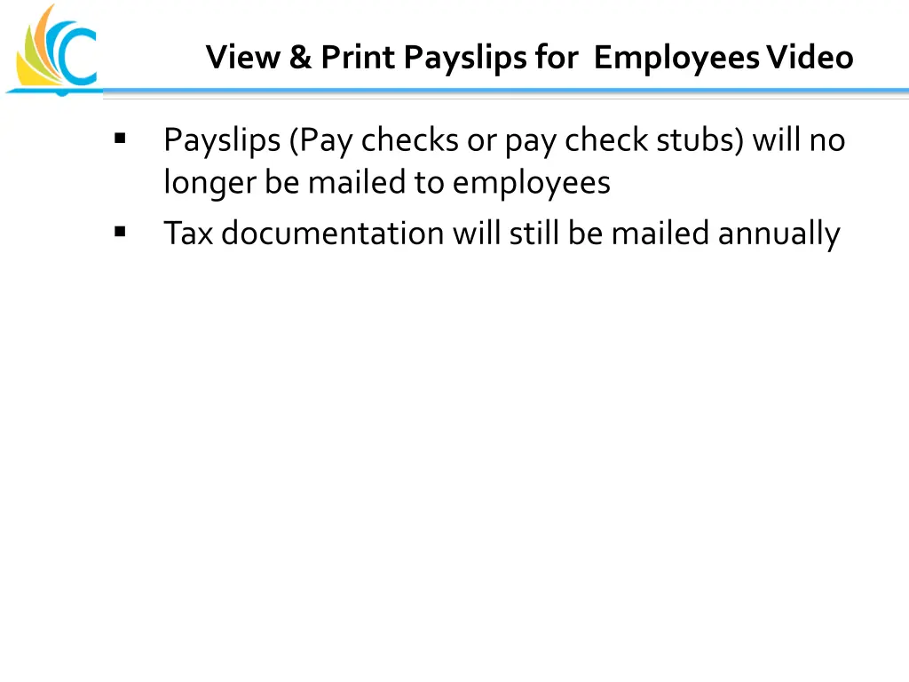 view print payslips for employees video 1