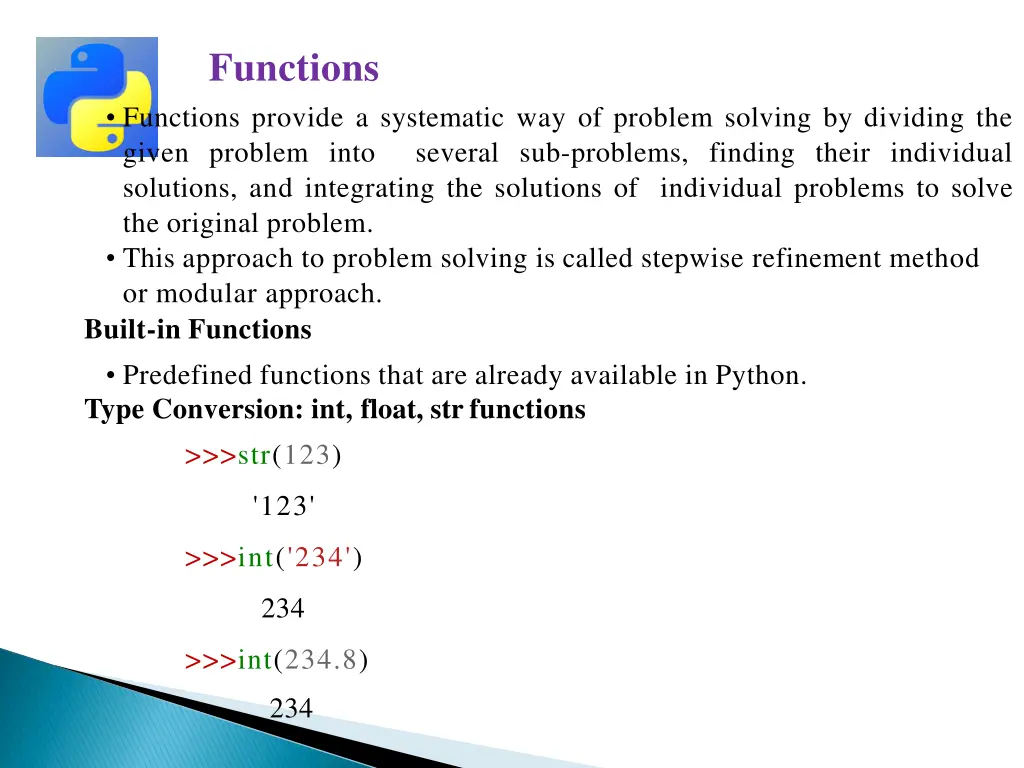 functions