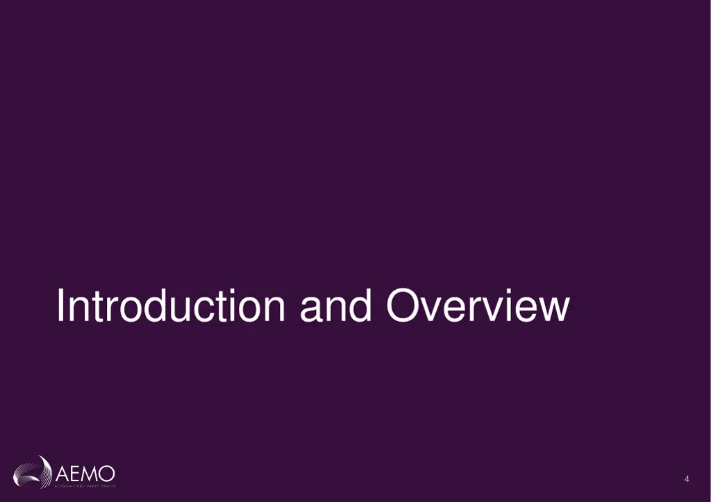 introduction and overview