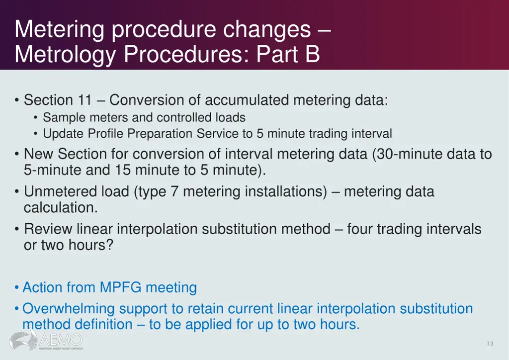 metering procedure changes metrology procedures 1
