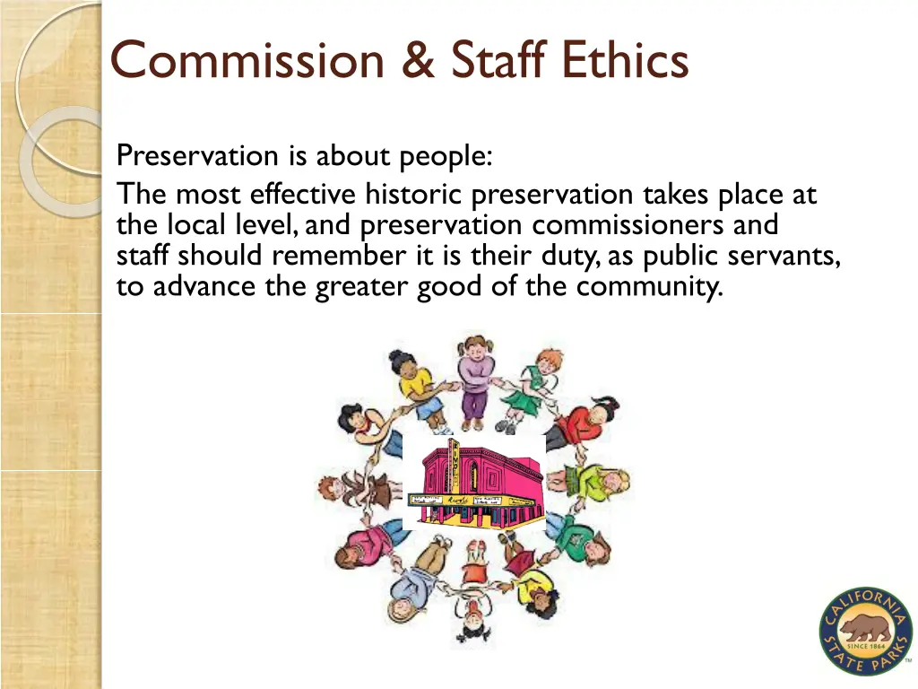 commission staff ethics