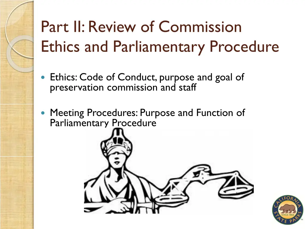 part ii review of commission ethics