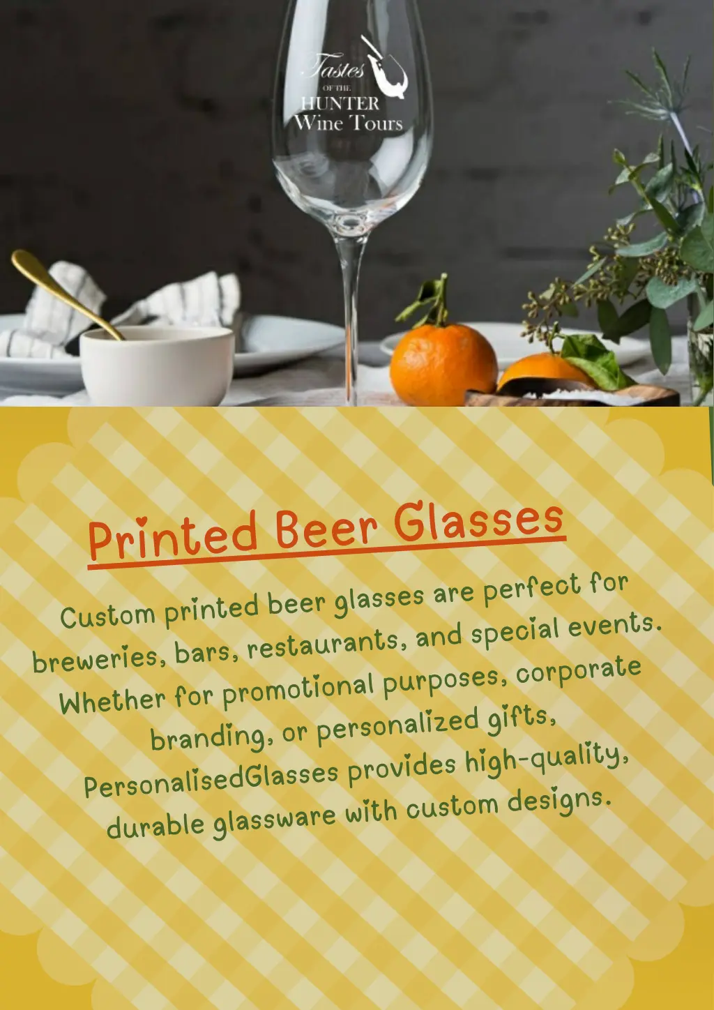 printed beer glasses