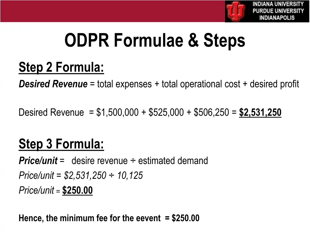 odpr formulae steps 2