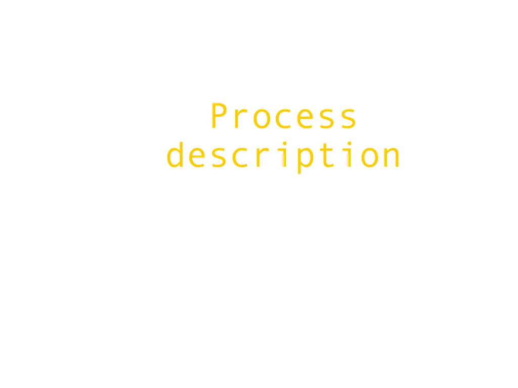 process description