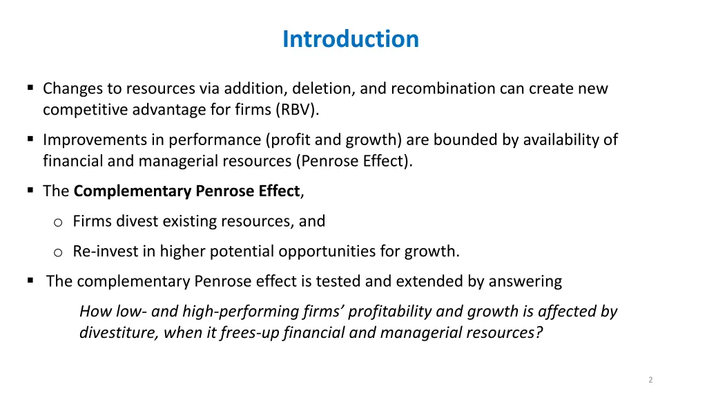 introduction